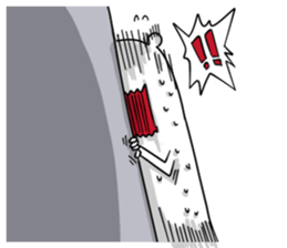 A white bear man II sticker #8075008