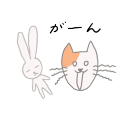 BEST FRIENDS 'CAT&RABBIT' sticker #8075119