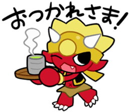Tomukun an officialmascot of Noboribetsu sticker #8075200