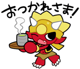 Tomukun an officialmascot of Noboribetsu sticker #8075200
