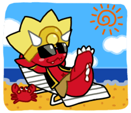 Tomukun an officialmascot of Noboribetsu sticker #8075225