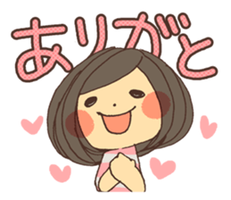 Reply cute girl 2 sticker #8075508