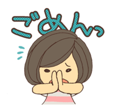 Reply cute girl 2 sticker #8075510