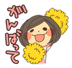 Reply cute girl 2 sticker #8075516