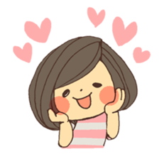 Reply cute girl 2 sticker #8075526