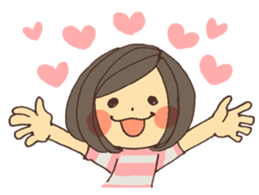 Reply cute girl 2 sticker #8075527