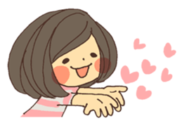 Reply cute girl 2 sticker #8075528