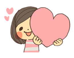 Reply cute girl 2 sticker #8075529