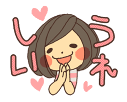 Reply cute girl 2 sticker #8075537