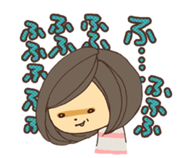 Reply cute girl 2 sticker #8075543