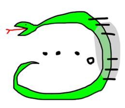 Surreal animal sticker sticker #8075611