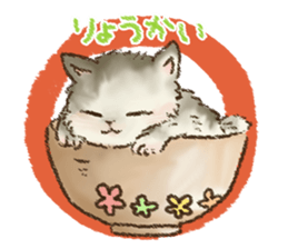 Kitten daily sticker sticker #8076032