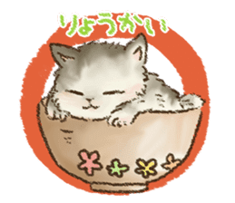 Kitten daily sticker sticker #8076032