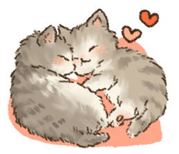 Kitten daily sticker sticker #8076046