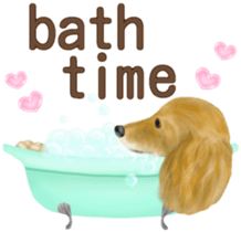 Miniature dachshund! Excellent sticker #8077157