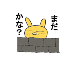 The tortoise wanted to become a rabbit3 sticker #8077241