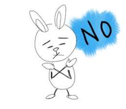 Stick animal sticker #8077311