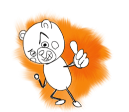 Stick animal sticker #8077312