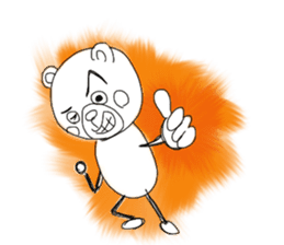 Stick animal sticker #8077312