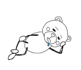 Stick animal sticker #8077342