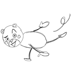 Stick animal sticker #8077345