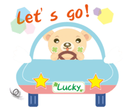 Luck Bear sticker #8077351