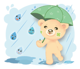 Luck Bear sticker #8077359