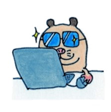 Kinkuma hamster "Hamuhamu"2 sticker #8077512