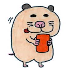Kinkuma hamster "Hamuhamu"2 sticker #8077513