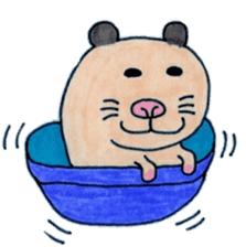 Kinkuma hamster "Hamuhamu"2 sticker #8077516