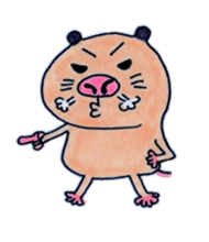 Kinkuma hamster "Hamuhamu"2 sticker #8077523