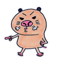 Kinkuma hamster "Hamuhamu"2 sticker #8077523