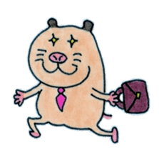 Kinkuma hamster "Hamuhamu"2 sticker #8077526
