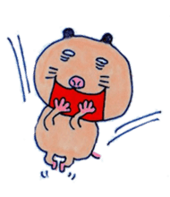 Kinkuma hamster "Hamuhamu"2 sticker #8077527