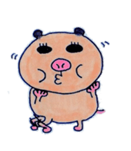 Kinkuma hamster "Hamuhamu"2 sticker #8077529