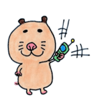 Kinkuma hamster "Hamuhamu"2 sticker #8077531