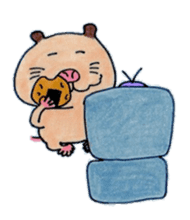 Kinkuma hamster "Hamuhamu"2 sticker #8077532