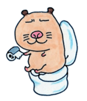 Kinkuma hamster "Hamuhamu"2 sticker #8077534