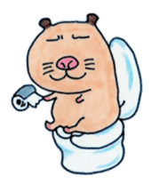 Kinkuma hamster "Hamuhamu"2 sticker #8077534