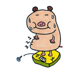 Kinkuma hamster "Hamuhamu"2 sticker #8077539