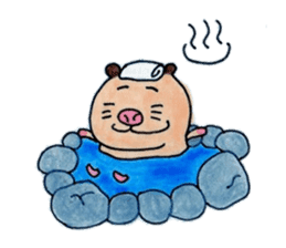 Kinkuma hamster "Hamuhamu"2 sticker #8077540