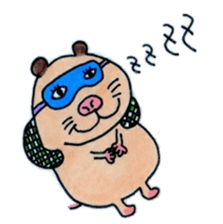 Kinkuma hamster "Hamuhamu"2 sticker #8077545