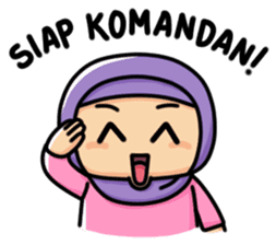 Little Hijab by Zharwo Penggasak sticker #8077576