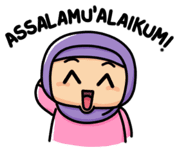 Little Hijab sticker #8077556