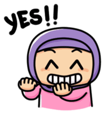 Little Hijab sticker #8077563