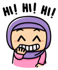 Little Hijab sticker #8077565