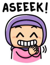 Little Hijab sticker #8077570