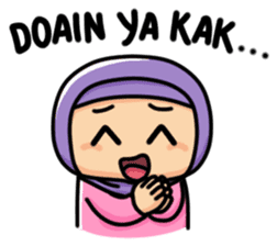 Little Hijab sticker #8077576