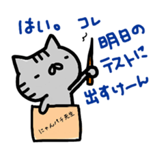 Hakaata of cat in the box sticker #8077730