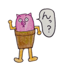 Stamp of Butaboten sticker #8077853